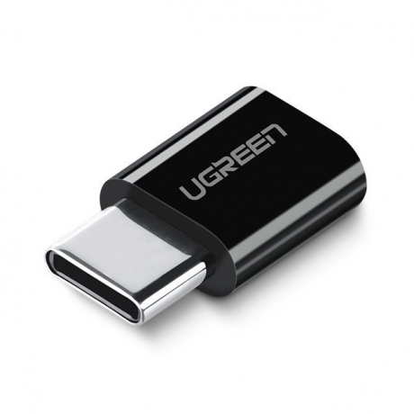 Ugreen adaptér Micro USB / USB-C, čierny (30391)