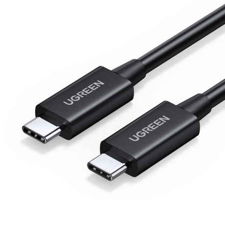 Ugreen US501 kábel USB-C / USB-C 8K 5A 100W 0.8m, čierny (30691)