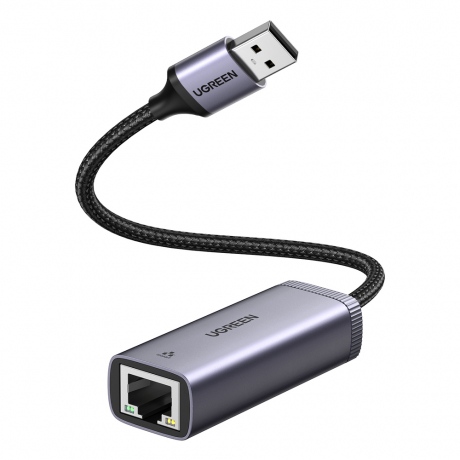 Ugreen CM483 Ethernet externý sieťový adaptér USB 3.2 Gen 1, sivý (CM483 40321)