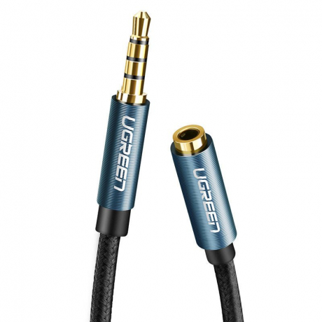 Ugreen AV118 predlžovací audio kábel 3.5mm mini jack M/F 1m, modrý (40673)