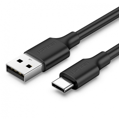 Ugreen US287 kábel USB / USB-C 2A 2m, fekete (60118)