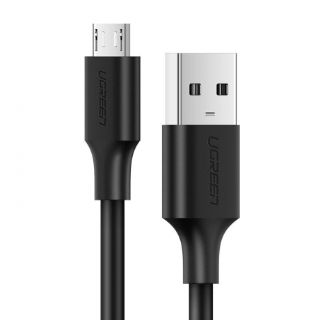 Ugreen US289 kábel USB / Micro USB 2A 1m, čierny (60136)