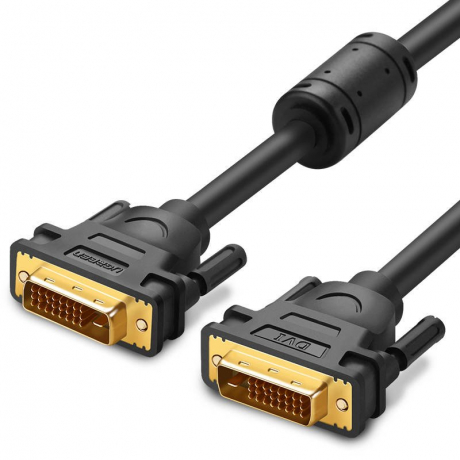 Ugreen DV101 kabel DVI (24+1) M/M 2m, černý (11604)