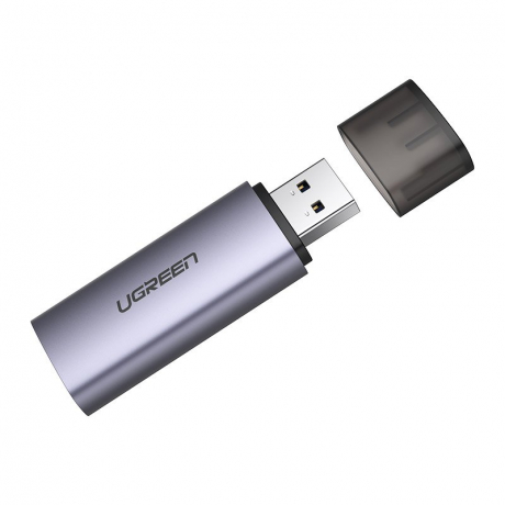 Ugreen CM216 USB 3.2 čtečka paměťových karet micro SD / SD, šedý (60723 CM216)