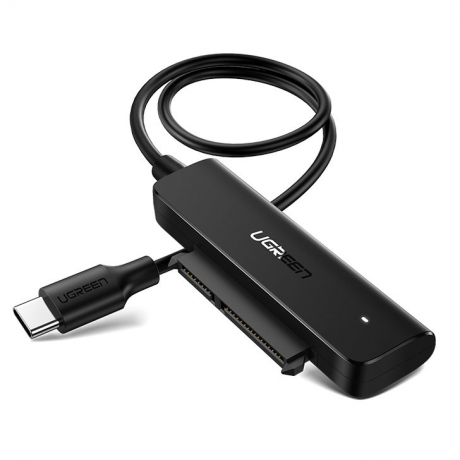 Ugreen CM321 adaptér HDD SSD 2.5'' SATA III 3.0 - USB-C 3.2, čierny (70610)
