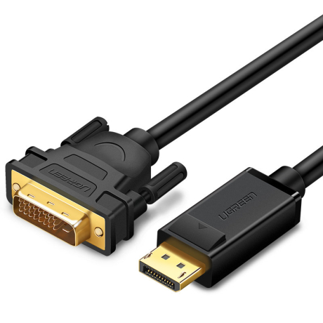 Ugreen DP103 kábel DisplayPort / DVI 2m, čierny (DP103)