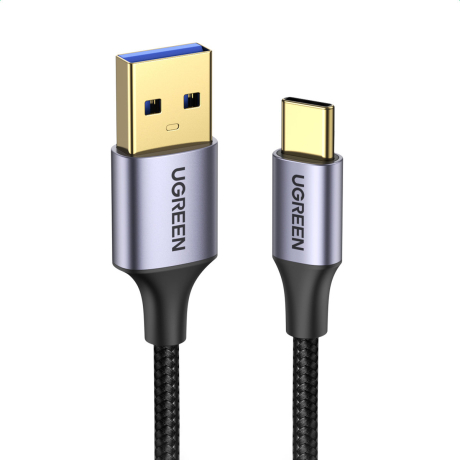 Ugreen US187 kábel USB 3.0 / USB-C 3A 2m, čierny (US187)