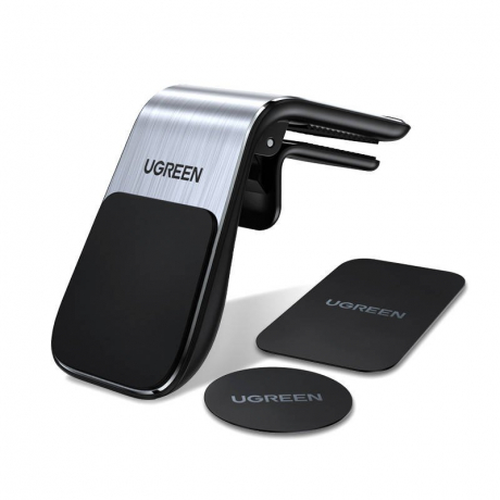 Ugreen LP290 magnetický držiak na mobil do auta, strieborný (80712)