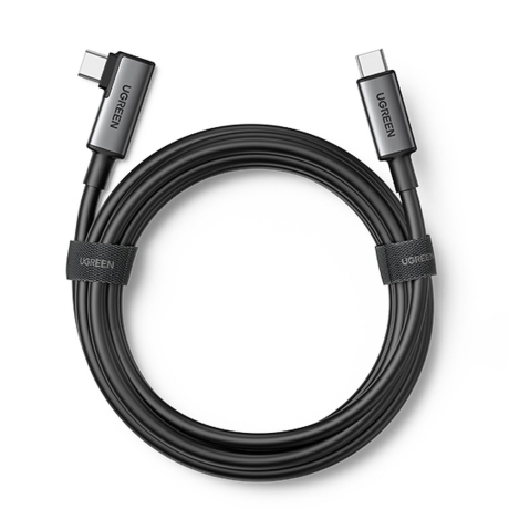 Ugreen US551 Elbow kabel USB-C / USB-C 60W 5m, černý (US551)